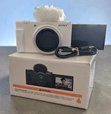 Sony ZV-1F Vlogging Camera Digital Creator White OPEN BOX READ