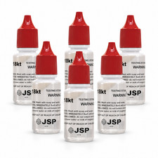 Waytest 6 Pc 18k Gold Jewelry Testing Acid Solution Test Scrap Tester Solutions