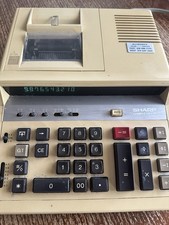 SHARP Compet CS-1191 Adding Machine Calculator Printer Vintage MADE JAPAN WORKS