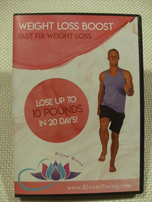 Weight Loss Boost DVD Bloom Young Fast Fix Lose 10 Lbs In 20 Days  - preowned
