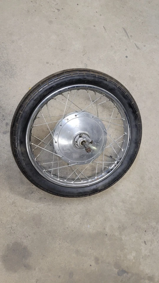 Freno DID rueda delantera vintage Honda Cb450 Cb 450 Dohc negro bombardero Ko K0 Foto 2 de 4