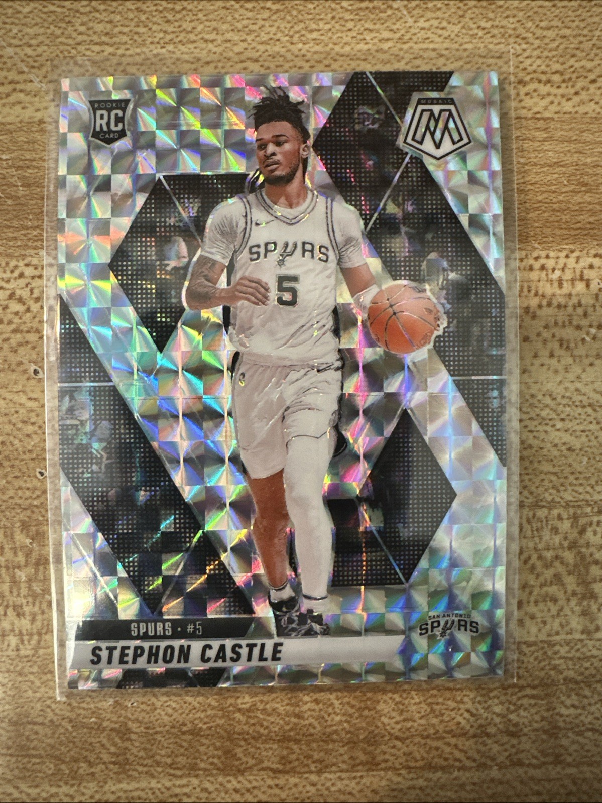 2024-25 Panini Mosaic - Rookies Stephon Castle #236 Mosaic Prizm (RC)