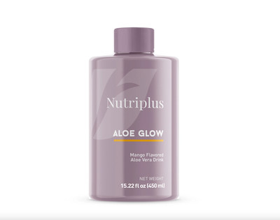 Farmasi Nutriplus Aloe Glow, Mango Flavored Aloe Vera Drink, 15.22 fl. oz