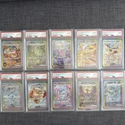 PSA 10 Terastal Festival Eevee Evolution Complete Sequential Set 10 Pokemon JP