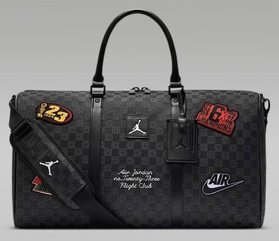 New Authentic Jordan Luxury Duffle Bag Luggage Travel Vacation 40l Champion Nike