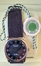 Rolex Cellini Danaos – Ref. 4233/9 – 18k White Gold – Black Dial – Manual Wind