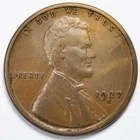 1927-S Lincoln Wheat Penny Cent Extremely Fine (XF)