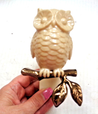 BATH AND BODY WORKS WALLFLOWER PLUG IN DIFFUSER TAN OWL DESIGN