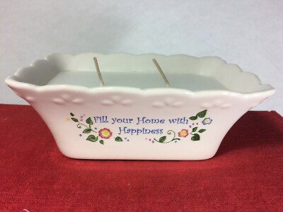 Candle Dish - Fill Your Heart With Love - Fill Your Home With Happiness