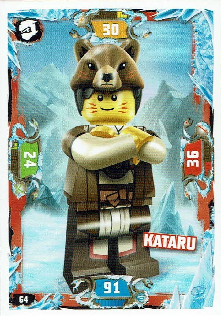 Lego Ninjago Serie 5 TCG Sammelkarten Karte Nr. 64 Kataru | eBay