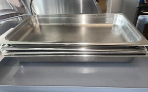 6- NSF Full Size 2.5" Deep Stainless Steel Food Steam Pan Commercial NSF