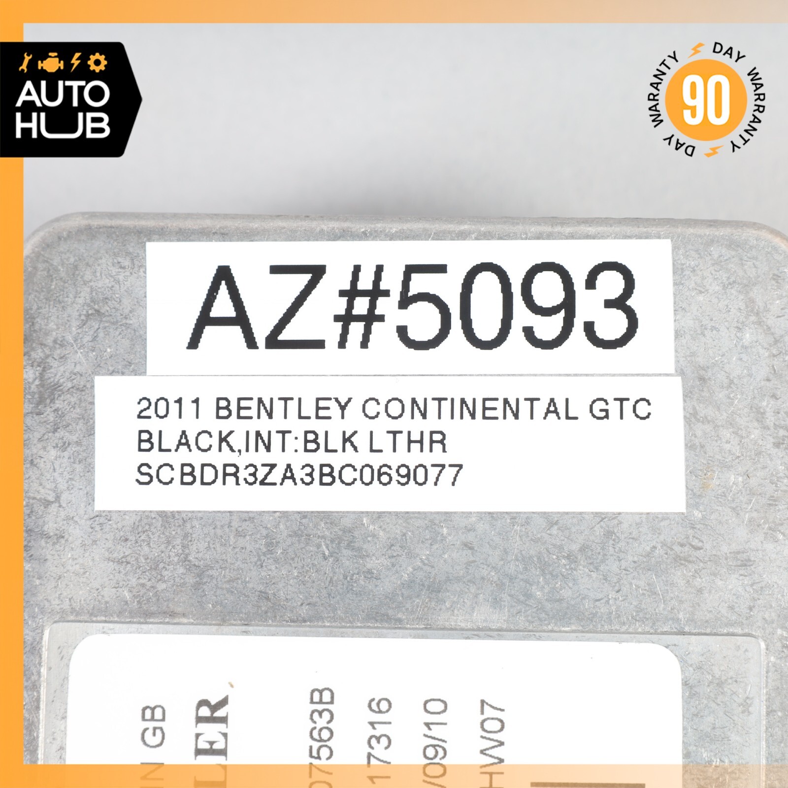 09-18 Bentley Continental GTC Adaptive Cruise Control Module Unit OEM 59k