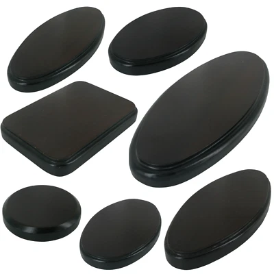 FIESTA STUDIOS Wooden base plinth for figurine model trophy display solid wood felt base boxed