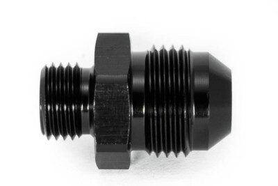 Gewindeadapter G 1/4'' BSP zu Dash 8 / -8 AN / JIC 8 Schwarz eloxiert 3/4 - 16UNF