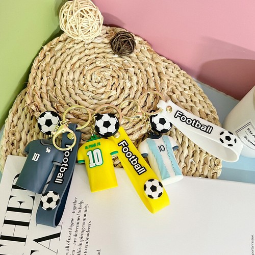AUS CR7 Neymar Ronaldo Messi Mbappé Keyring Keychain Key Football Star World Cup - Picture 5 of 11