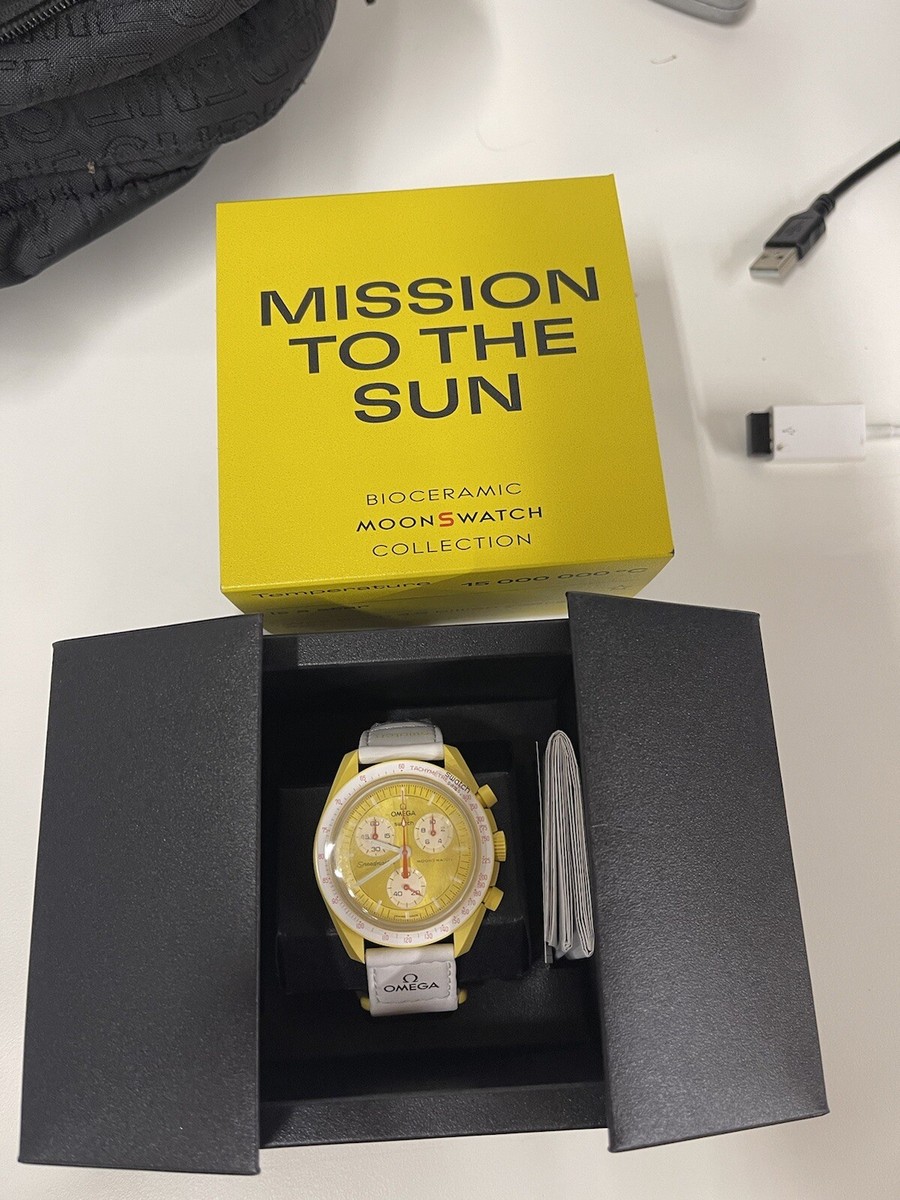 OMEGA x Swatch MISSION TO THE SUN Yellow Speedmaster MoonSwatch