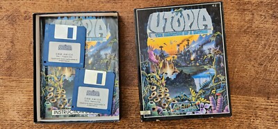 COMMODORE AMIGA - UTOPIA CREATION OF A NATION #RG4 CIB GREMLIN