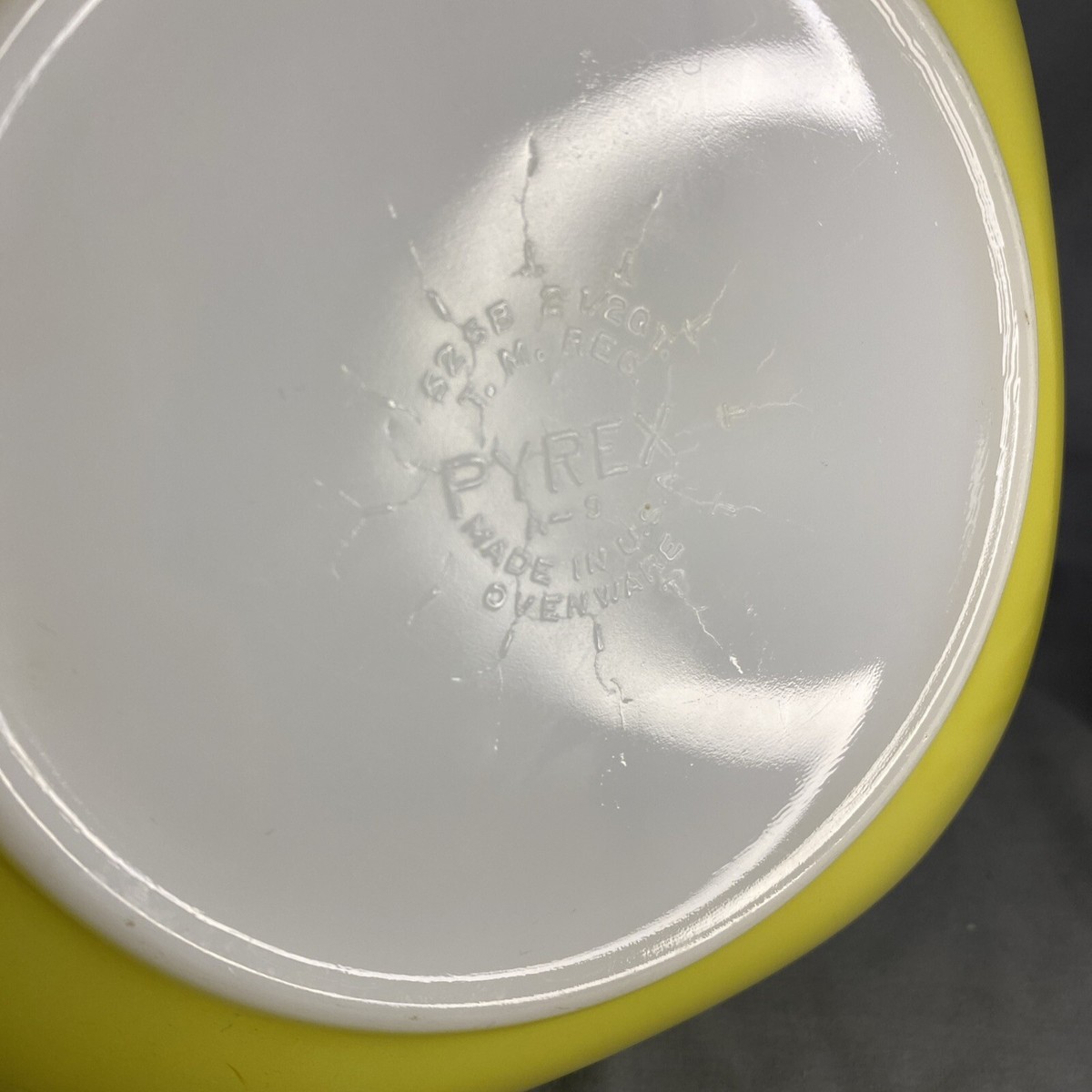 米軍 実物 OLD PYREX デザートプレート② 米軍 実物 OLD PYREX