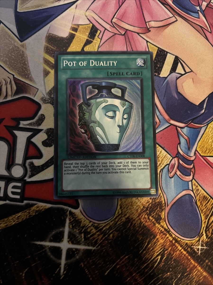 POT OF DUALITY *** SUPER RARE CT08-EN008 YUGIOH! VLP (STH) | eBay