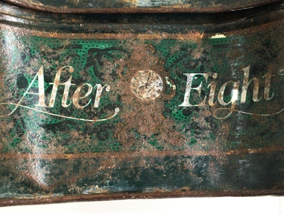 Boîte Horloge After Eight Vintage – Publicité Chocolat – Objet Déco Collection