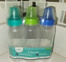 NEW SEALED Evenflo baby bottles classic 3 pack 8 ounce standard 240 ML