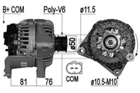 Messmer Lichtmaschine Generator 120A 14V FüR BMW 3Er Cabriolet 330 Ci 3.0I