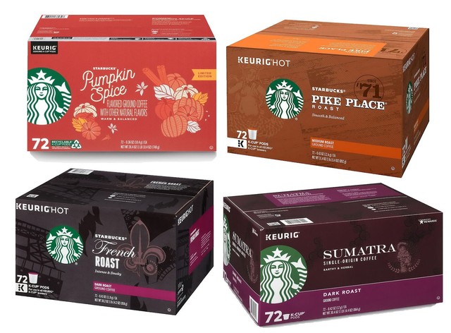 starbucks 72 pods