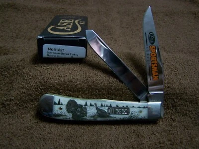 CASE SPORTSMAN SERIES NATURAL BONE TURKEY 6254SS TRAPPER 81221 4 1/8" BEAUTIFUL