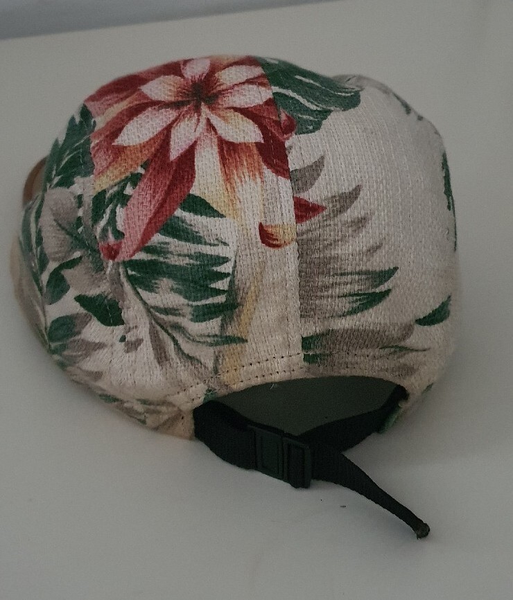 希少Supreme 12SS Floral Suede Camp Cap SS12 Supreme Floral Suede Camp Cap hat vintage white flowers