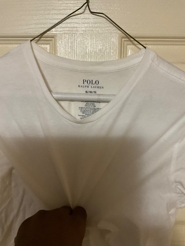 POLO RALPH LAUREN BOYS (XL) WHITE SIGNATURE T-SHIRT NEW NO TAGS - Picture 2 of 3