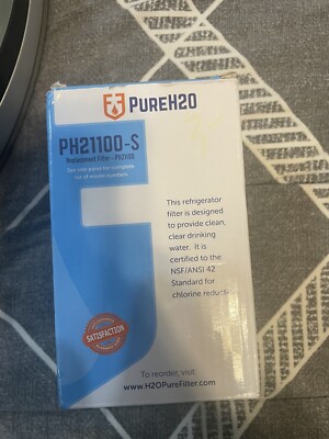 pure h2o ph21100s replacement filter, Open box, but the filter is still sealed