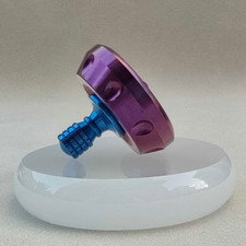 EDC Titanium Spinning Top Desktop Fidget Toy Stress Relief Metal Spinner Gift