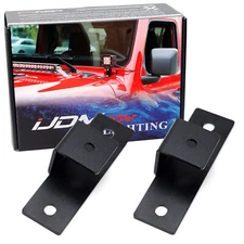 Front Hood Mount A-Pillar LED Ditch Light Bracket For Wrangler JL, Gladiator JT