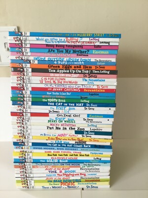 45 Dr. Seuss Suess Books Lot Bright And Early Beginner Hardcover Set Brand New!