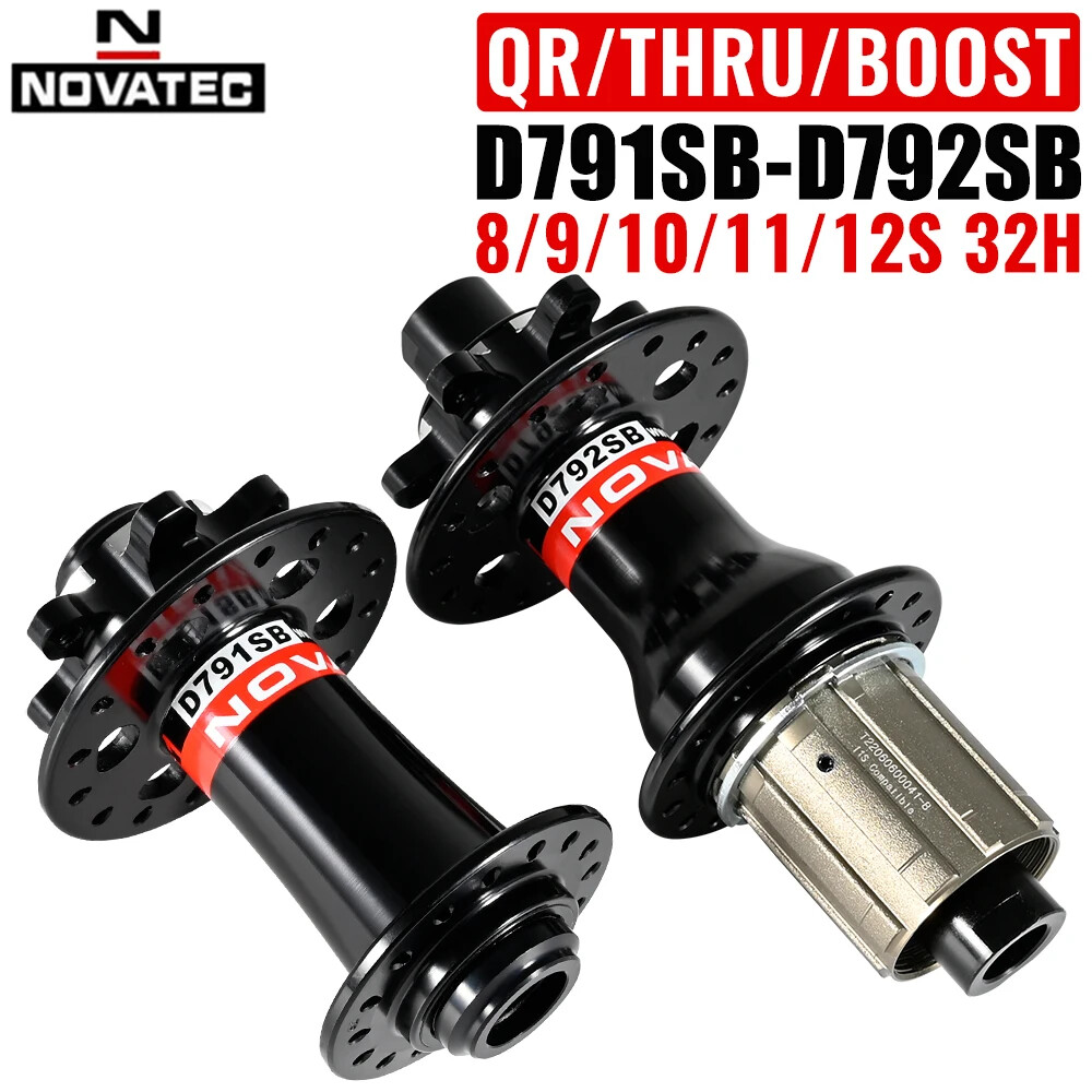 NOVATEC D791SB/D792SB Quick Release Thru Axle MTB Hub 24/28