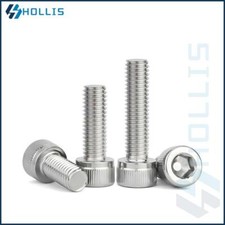 M6 (6MM) SOCKET CAP SCREWS A2 A4 STAINLESS STEEL ALLEN BOLTS HEX HEAD DIN 912