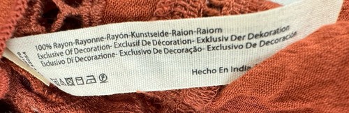 Free People Intimately Heat Wave Tunic Dress Size Medium Terracotta - Picture 4 of 4