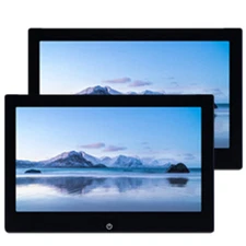 2x 10.1in Touch Screen Car Headrest Rear Seat Monitor Android 12 WIFI MP5 Player