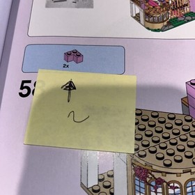 Lego Set 41067 Belle's Enchanted Castle Disney Princess Mostly Complete No Box