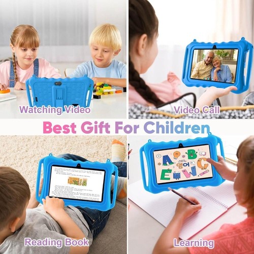 WiFi 7 inch Kids Tablet Android 11 Learning Machine Children Gift - Picture 4 of 12