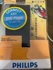 Philips Connect to Any DVD Player to Any TV Converter S-Video INPUT Game Con