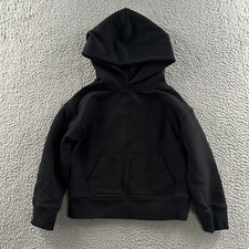 Gap Kids Hoodie Black Size XS 4-5 Cotton Polyester Blend