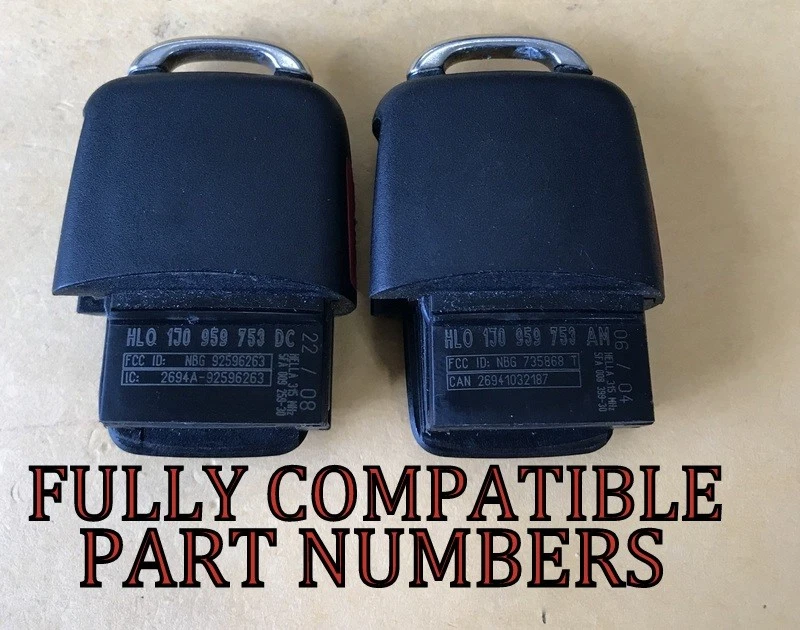 OEM VOLKSWAGEN VW 02-05 JETTA GOLF ESCARABAJO PASSAT LLAVE ABATIBLE MANDO A DISTANCIA SIN LLAVE   Foto 2 de 3