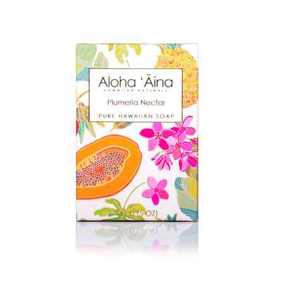 Maui Soap Co Aloha 'Aina   Plumeria Nectar Pure Soap 5oz Bar