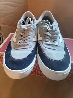 Vans Size 10 Old Skool Pro Gilbert Crockett Shoes In Grey/Navy Toe   (9)
