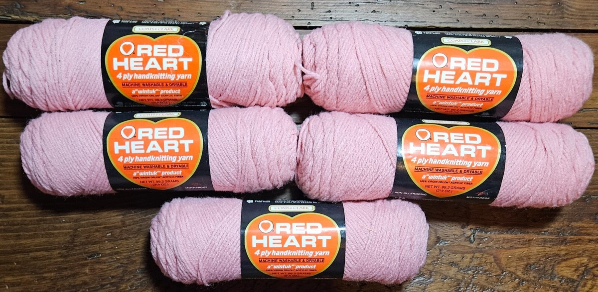 *p(R)ojectR® Heart P knit 即完売商品 M Red Heart CLASSIC, PREMIER & 4 PLY KNIT- CROCHET Yarn🧶25