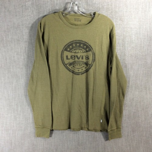 Levi's Long Sleeve Shirt Men's L Green 