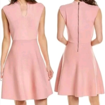 TED BAKER SZ 14 (4) STUNNING LLILIEE CORAL PINK KNIT