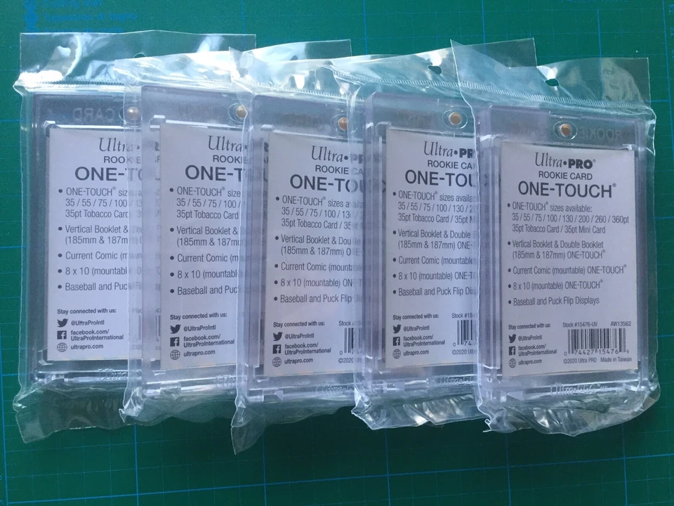 5x Ultra Pro 180PT UV Rookie One Touch Card Holder Case  (= lot of 5 magnetics) - Image 3 of 3