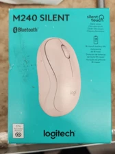 Logitech M240 Silent White Long Range Bluetooth Mouse 910-007116 Open box